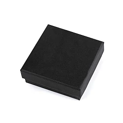 Jewelry box 9x9 cm - Black (1 Piece)