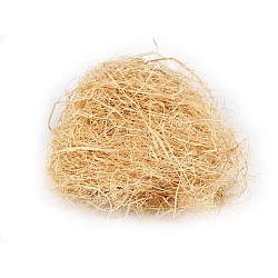 Decorative bast for handicrafts 500 g - Ivory (1 Bag)