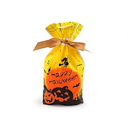 Candy bags, goody bags for halloween 15x22.5 cm - Yellow (5 Pieces)