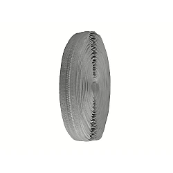 Continuous plastic zipper no 3 - Grey (10 Meters)