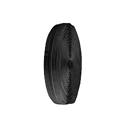 Continuous plastic zipper no 3 - Black (10 Meters)