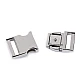 All-metal buckle 25 mm - Nickel (1 Pair)