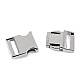 All-metal buckle 25 mm - Nickel (1 Pair)