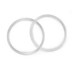 Acrylic bag handles, transparent - Transparent (2 Pieces)