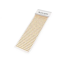 Self-adhesive pearls on a ø5 mm adhesive strip - Gold lt. (1 Card)