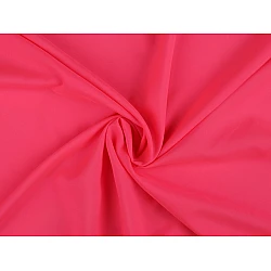 Blouse fabric / canvas, fine, flowing - Pink neon (1 Meter)