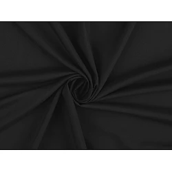 Blouse fabric / canvas, fine, flowing - Black (1 Meter)
