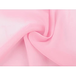 Chiffon fabric with shine - Light pink (1 Meter)