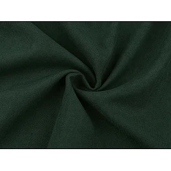 Dressmaking fabric with twill weave - Dark green (1 Meter)