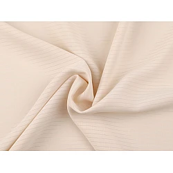 Imitation silk, stripes - Creamy light (1 Meter)