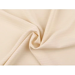 Imitation silk, stripes - Cream (1 Meter)