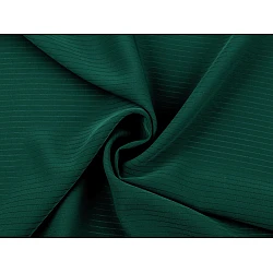 Imitation silk, stripes - Dark green (1 Meter)