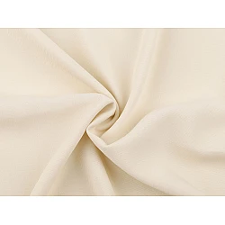 Dressmaking fabric with twill weave - Creamy light (1 Meter)