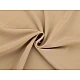 Dressmaking fabric with twill weave - Brown light (1 Meter)