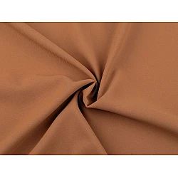 Dressmaking fabric with twill weave - Brown light (1 Meter)