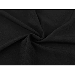 Dressmaking fabric with twill weave - Black (1 Meter)