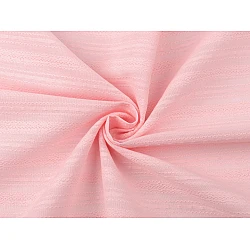 Cotton rabric / canvas with lace effect - Powder (1 Meter)