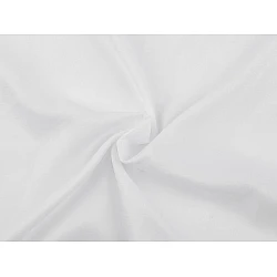 Imitation silk with a metallic sheen - White (1 Meter)