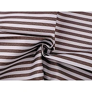 Outdoor fabric 600d, pvc coated, stripes - Brown (1 Meter)