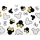 Cotton fabric / canvas - mickey / minnie mouse - White (1 Meter)