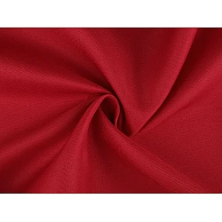 Polyester fabric, rongo - Red (1 Meter)
