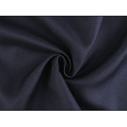 Polyester fabric, rongo - Blue dark (1 Meter)