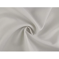 Polyester fabric, rongo - Very light grey (1 Meter)