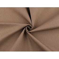 Coarse cotton fabric/canvas with twill weave - Darkbeige (1 Meter)