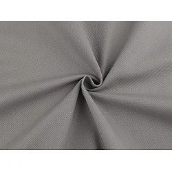 Coarse cotton fabric/canvas with twill weave - Grey (1 Meter)