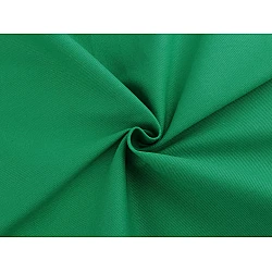 Coarse cotton fabric/canvas with twill weave - Irish green (1 Meter)