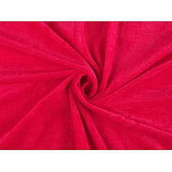 Elastic velvet fabric panné, semi-glossy - Pink (1 Meter)
