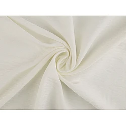 Blouse fabric / canvas creased flowing - Ivory (1 Meter)