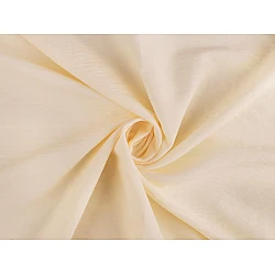 Blouse fabric / canvas creased flowing - Creamy light (1 Meter)