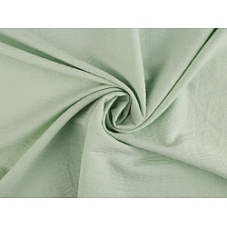 Blouse fabric / canvas creased flowing - Lig.pastel green (1 Meter)