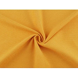 Decorative fabric with chenille structure - Mustard (1 Meter)