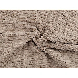 Decorative fabric with 3d plush structure - Beige (1 Meter)