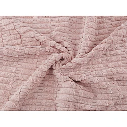 Decorative fabric with 3d plush structure - Powder (1 Meter)