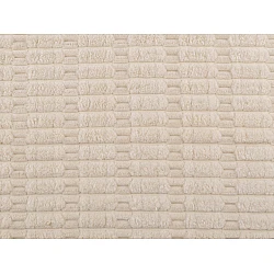 Decorative fabric with 3d plush structure - Cream lightest (1 Meter)