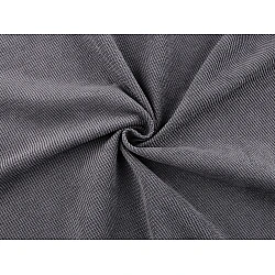 Decorative fabric with chenille structure - Grey (1 Meter)