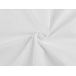 Cotton fabric / canvas, width 300 cm - White (1 Meter)