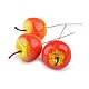 Artificial apples on a wire - Light red (100 Pieces)