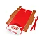 Christmas gift box - Red (1 Piece)