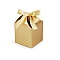 Gift box with ribbon - Gold (2 Pieces)