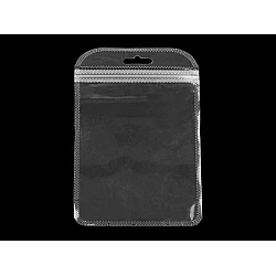 Grip seal bags with hang hole 11x17 cm - Transparent (50 Pieces)