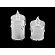 Led candle, battery operated ø3.6 cm - Transparent (4 Pieces)