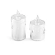Led candle, battery operated ø3.6 cm - Transparent (4 Pieces)