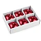 Floating candles ø4.5 cm - Red (6 Pieces)