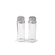 Glass bottle with screw cap 16x50 mm - Transparent (12 Pieces)