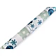 Christmas wrapping paper with glitter 0.7x2 m - Sea turquoise (1 Piece)