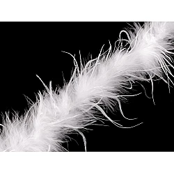 Boa - ostrich feather 21-24 g, length 1.8 m - White (1 Piece)